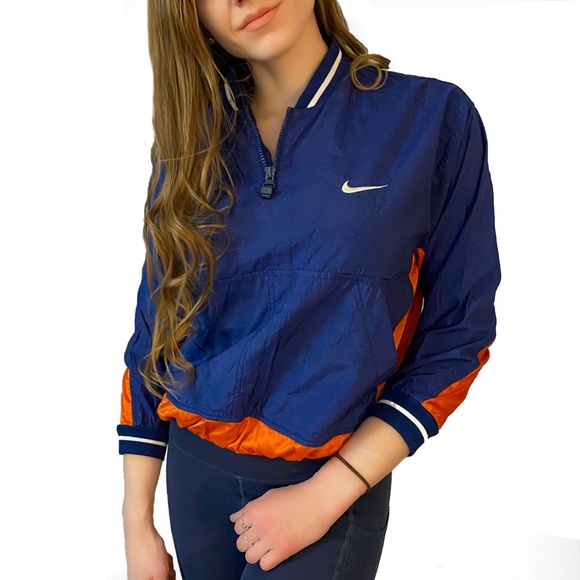 Vintage 90's Nike Windbreaker Pullover Zip - Picture 4 of 4